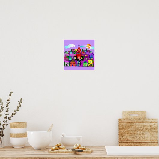 Poster d'art des soeurs "Se diriger vers l'église" (Cuisine)