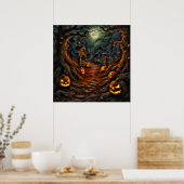 Poster d'art d'Halloween (Cuisine)