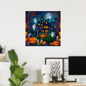 Poster d'art d'Halloween (Bureau à domicile)