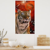 Poster d'art d'Imaginaire Amur Tiger et Jupiter (Cuisine)