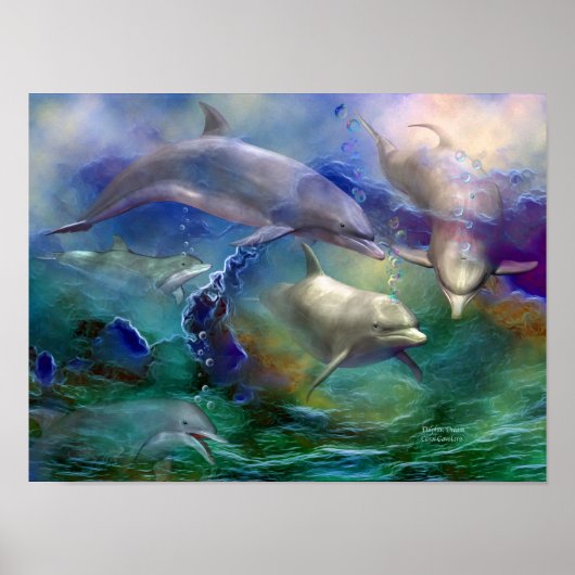 Poster d'art Dolphin Dream/Imprimer (Devant)