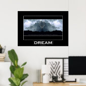 Poster d'art DREAM "Spirit of the Wolf" (Bureau à domicile)