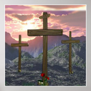 Poster d'art du Calvaire