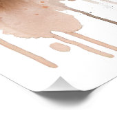 Poster d'art du Cheval Aquarelle (Coin)