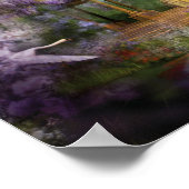 Poster d'art du lac Wisteria/Imprimer (Coin)