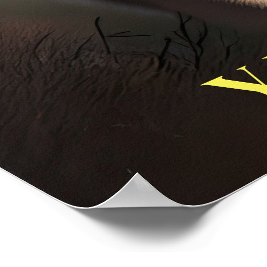 Poster d'art du loup de Yellowstone (Coin)