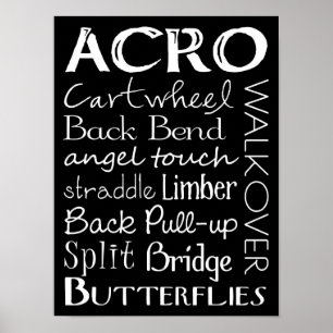 Poster d'art du métro Acro Dance