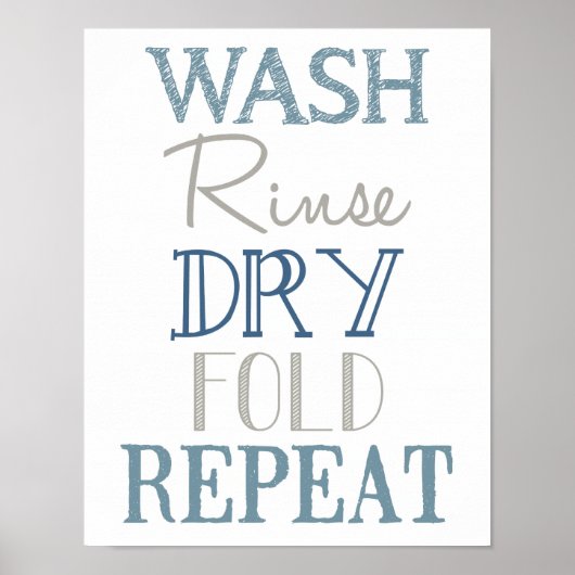 Poster d'art du métro de la salle de blanchisserie (Devant)