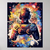 Poster d'art du mur du joueur (Devant)