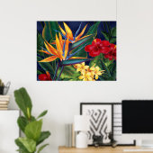 Poster d'art du Paradis tropical (Bureau à domicile)