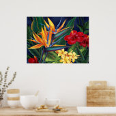 Poster d'art du Paradis tropical (Cuisine)