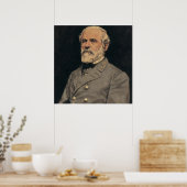 Poster d'art du Portrait du Général Robert E. Lee (Cuisine)