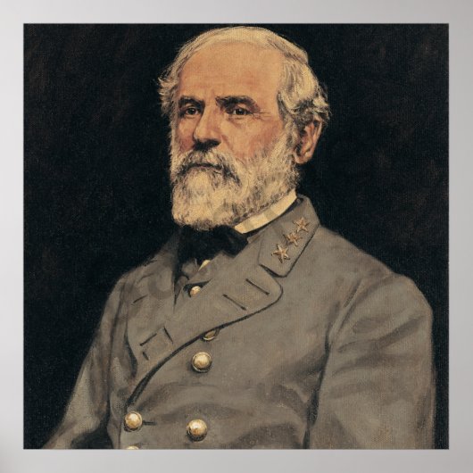 Poster d'art du Portrait du Général Robert E. Lee (Devant)