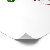 Poster d'art du vin rouge vert Portugal (Coin)