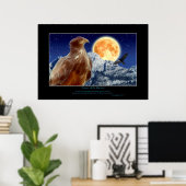 Poster d'art EAGLE & RAVEN (Bureau à domicile)