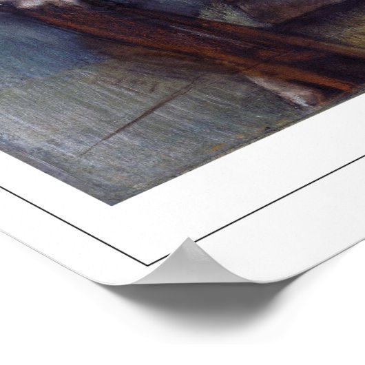 Poster d'art Edgar Degas Zedign #1 (Coin)