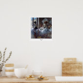 Poster d'art Edgar Degas Zedign #1 (Cuisine)