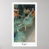 Poster d'art Edgar Degas Zedign #18 (Devant)