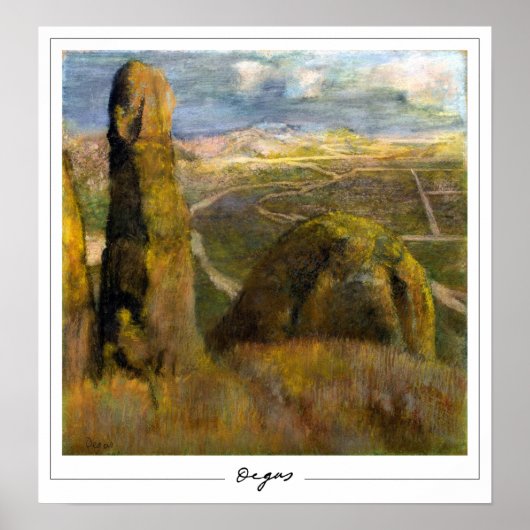 Poster d'art Edgar Degas Zedign #19 (Devant)