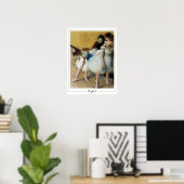 Poster d'art Edgar Degas Zedign #20 (Bureau à domicile)