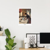 Poster d'art Edgar Degas Zedign #31 (Bureau à domicile)