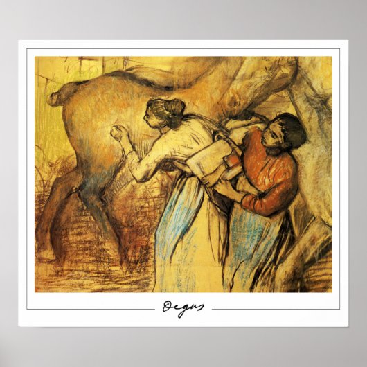 Poster d'art Edgar Degas Zedign #341-2 (Devant)