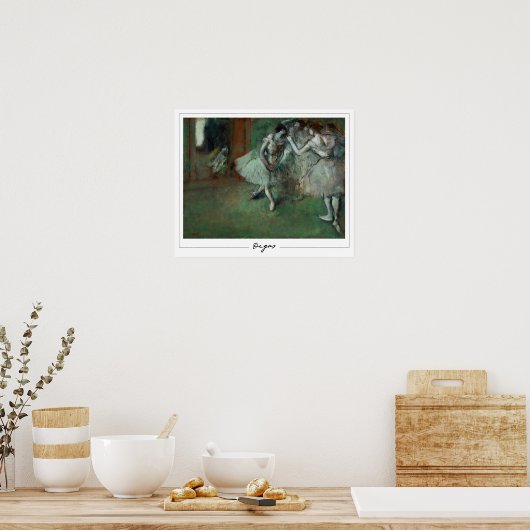Poster d'art Edgar Degas Zedign #4 (Cuisine)