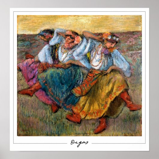 Poster d'art Edgar Degas Zedign #6-2 (Devant)