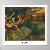 Poster d'art Edgar Degas Zedign #9 (Devant)