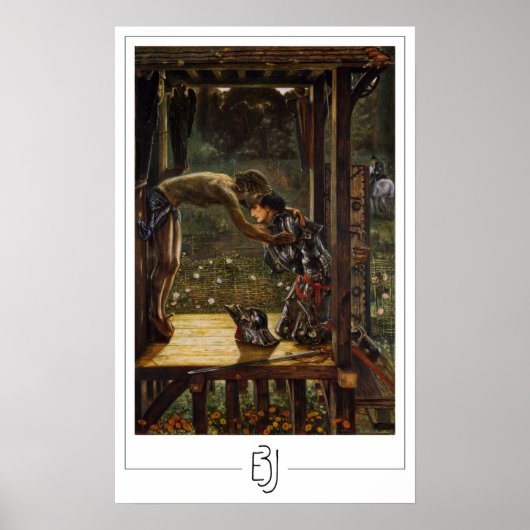 Poster d'art Edward Burne-Jones Zedign #14 (Devant)