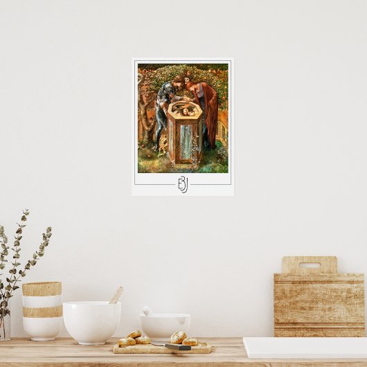 Poster d'art Edward Burne-Jones Zedign #160 (Cuisine)