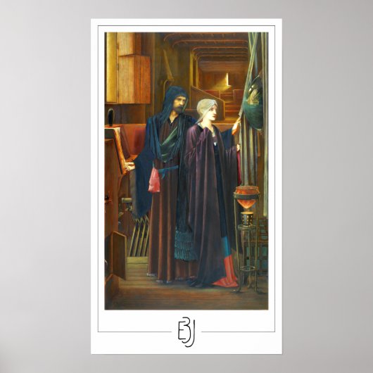 Poster d'art Edward Burne-Jones Zedign #21 (Devant)