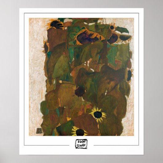 Poster d'art Egon Schiele Zedign #115 (Devant)