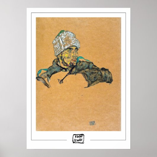 Poster d'art Egon Schiele Zedign #14-3 (Devant)