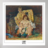 Poster d'art Egon Schiele Zedign #17-2 (Devant)