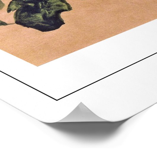 Poster d'art Egon Schiele Zedign #222-3 (Coin)