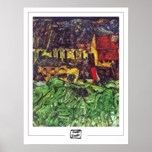 Poster d'art Egon Schiele Zedign #2-2 (Devant)