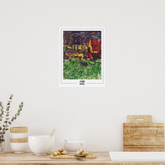Poster d'art Egon Schiele Zedign #2-2 (Cuisine)