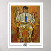 Poster d'art Egon Schiele Zedign #7-3 (Devant)
