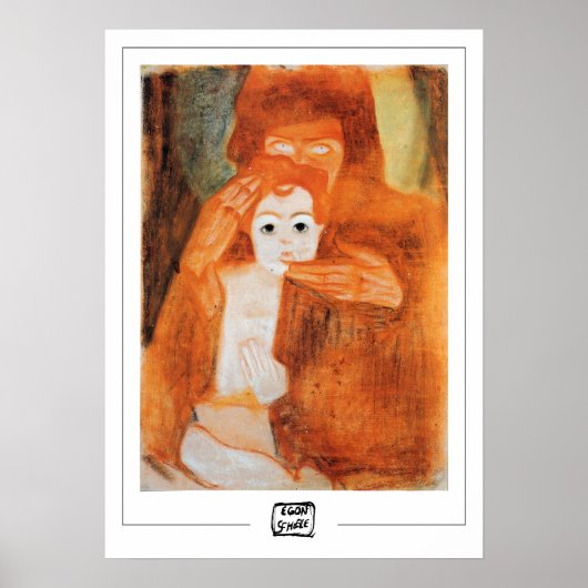 Poster d'art Egon Schiele Zedign #93-3 (Devant)