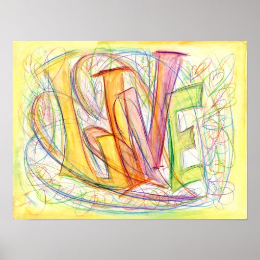 Poster d'art en direct inspiré (Devant)