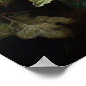 Poster d'art en Hibiscus blanc (Coin)