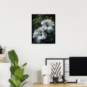 Poster d'art en Hibiscus blanc (Bureau à domicile)