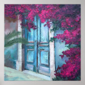 Poster d'art en toile de fleurs florissantes (Devant)