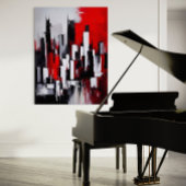 Poster d'art encadré de Red City