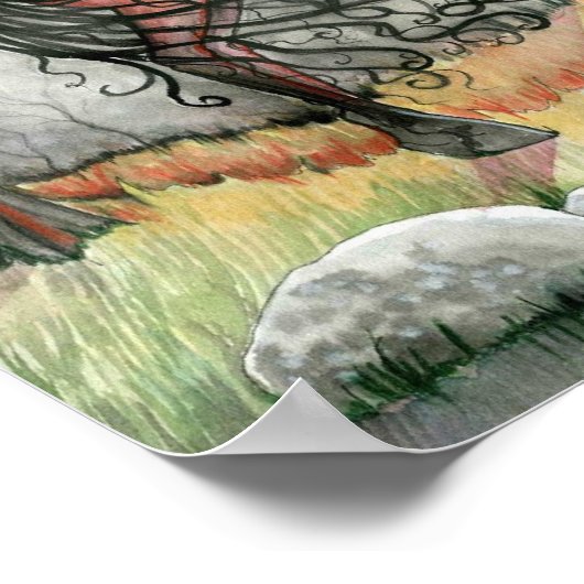 Poster d'Art Enchanted Fairy Unicorn (Coin)