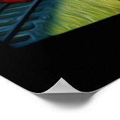 Poster d'art Enchanted Red Train Passage (Coin)