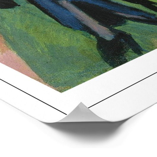 Poster d'art Ernst Ludwig Kirchner Zedign #114-2 (Coin)