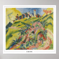 Poster d'art Ernst Ludwig Kirchner Zedign #240