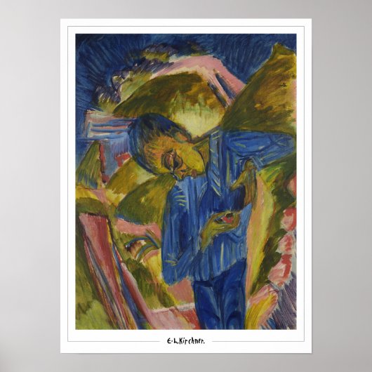 Poster d'art Ernst Ludwig Kirchner Zedign #282-2 (Devant)